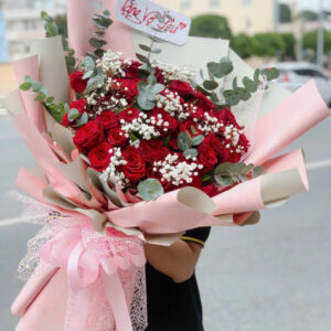 Bó hồng Ecuador nhập 30 bông