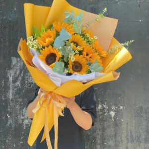 Bó hướng dương chúc mừng