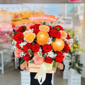 Lẳng Hoa Chúc Mừng 001