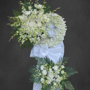 Kệ Hoa chia buồn 008