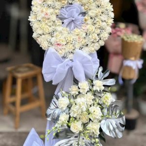 Kệ hoa viếng 2 tầng
