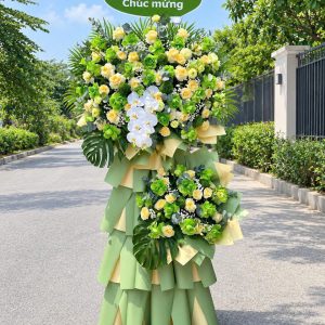 Kệ Hoa Chúc Mừng tông Xanh