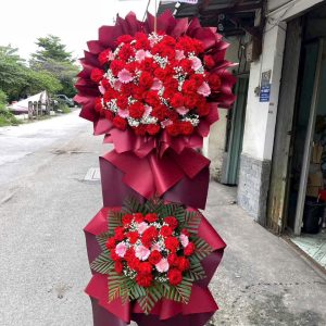 Kệ Khai Trương Tông Đỏ